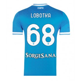 Herren Fußballbekleidung SSC Napoli Stanislav Lobotka #68 Heimtrikot 2025-26 Kurzarm